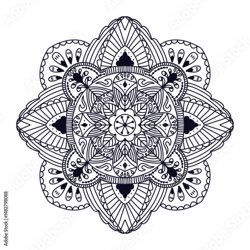 Mandala ornamental round ornament