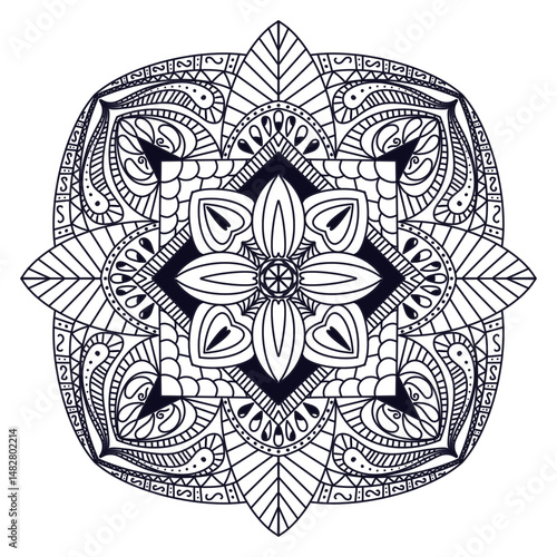 Mandala ornamental round ornament
