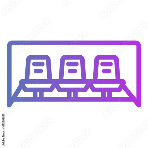 bench Gradient icon