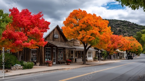 Autumns Fiery Palette on Main Street