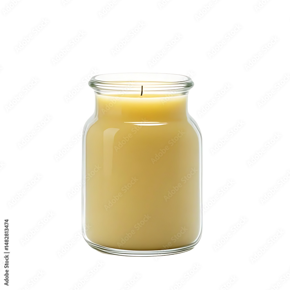 Luxurious Jar Candle Golden Honey Scented Soy Wax Candle in Clear Glass Jar for Home Decor and Relaxation Luxurious Jar Candle Golden Honey Scented Soy Wax Candle in Clear Glass Jar for Home Decor and Relaxation