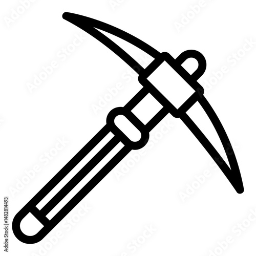 pickaxe Line Icon