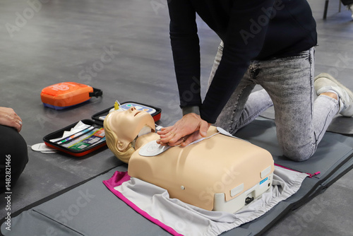 BLSD course. first aid course - company safety - cardiac massage - Basic Life Support