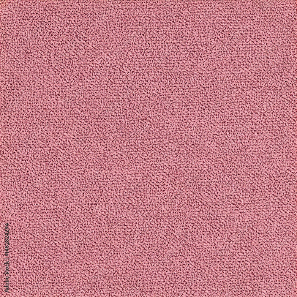 Fototapeta premium Seamless texture of soft pink knitted fabric with diagonal weave and cozy textile structure
