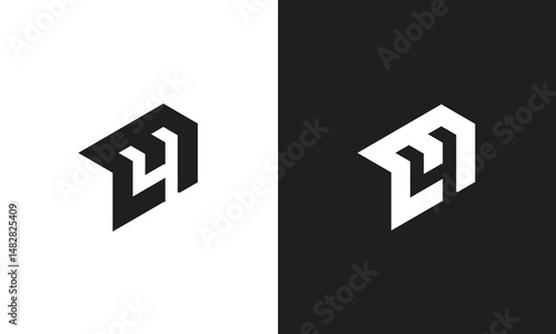 LM logo, monogram unique logo, black and white logo, premium elegant logo, letter LM Vector minimalist