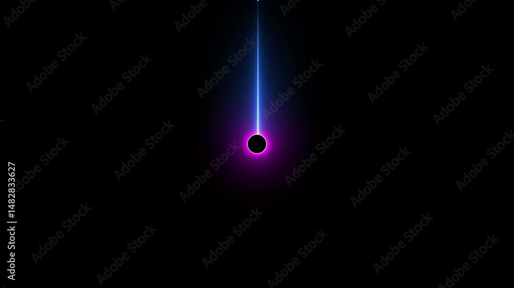 laser beam falls from top to bottom,rendering and backdrop an electric discharge. Abstract Shiny Bright Light Background
