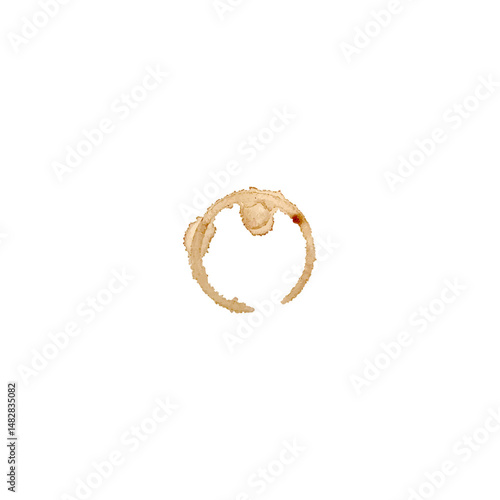 Grunge Coffee Stain. Abstract Vintage Coffee Spill & Splash Texture. Vintage Coffee Stain Effect.