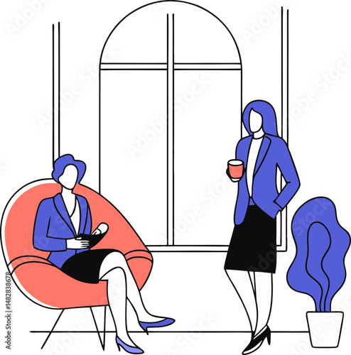 B2B consulting illustration