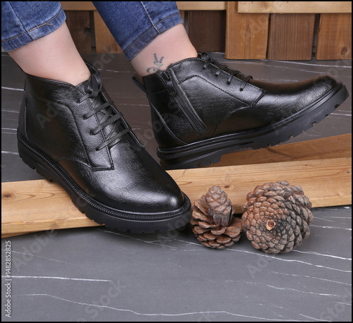 female legs in shoes