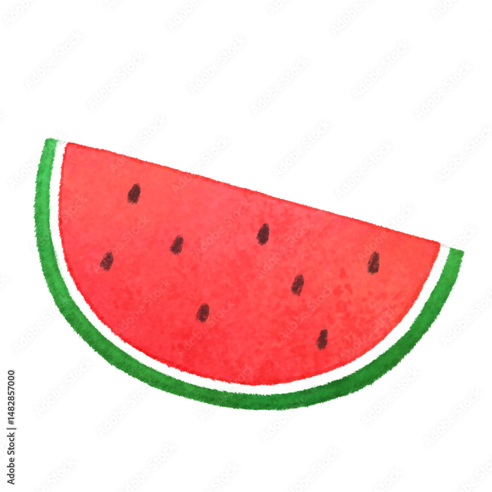 カットされたスイカのイラスト カットされたスイカのイラスト