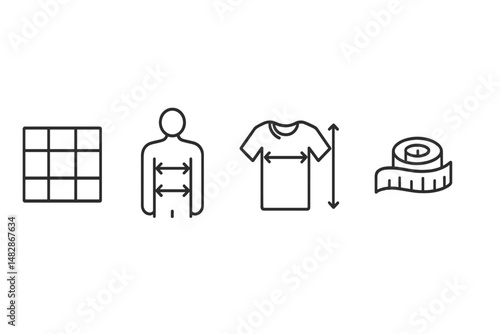 Visual guide to clothing measurements for accurate fitting and sizing in fashion design