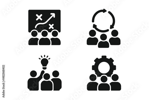 Team collaboration strategies for effective planning and problem-solving in business meetings