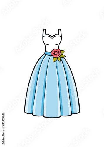 ball gown wedding dress, purple trim, blue bodice, white lace, reflecting societal shifts, technological advancements, and changing ideals of beauty. From the extravagant court dresses 