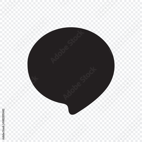 chat message icon, Chat speech bubble, Social media message. vector eps 10