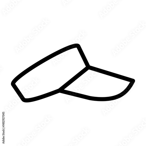 Visor Vector Line Icon Design