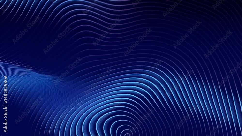 Abstract Blue Wave Pattern: A Digital Art Background Abstract Blue Wave Pattern: A Digital Art Background