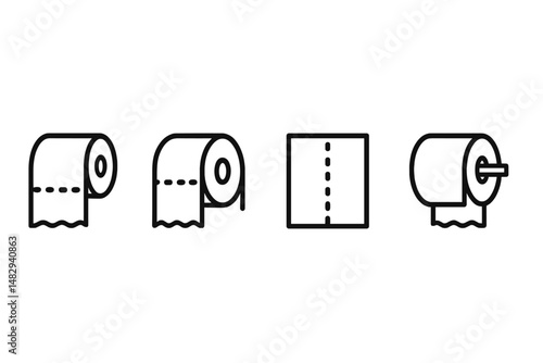 Instructions for easily folding toilet paper for efficient storage and usage