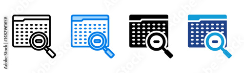 Code icon sheet multiple style collection