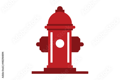 fire hydrant vector  illustration on white background