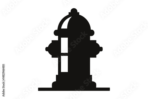 fire hydrant vector  illustration on white background