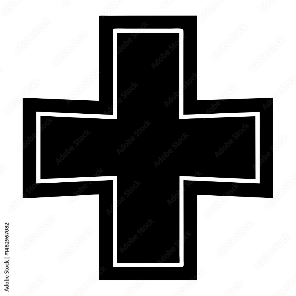 Fototapeta premium vector cross symbol