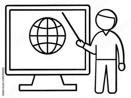 Geography lesson coloring page for children’s educational printables, classroom activities, homeschooling worksheets and global awareness resources


