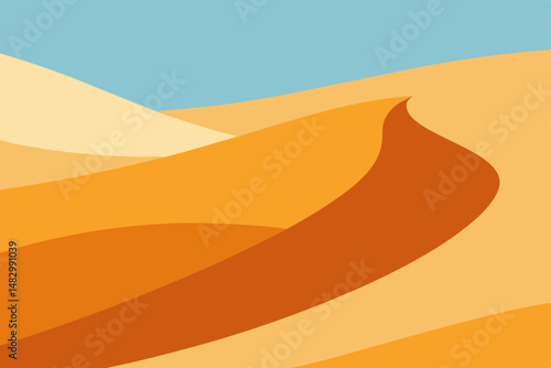 sand dunes in the desert