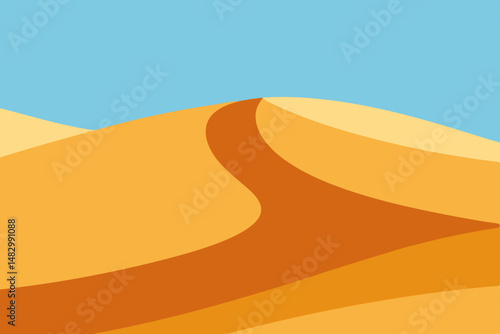 sand dunes in the desert
