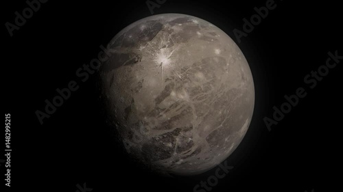 Ganymede – 4K Animation of Jupiter’s Largest Natural Satellite