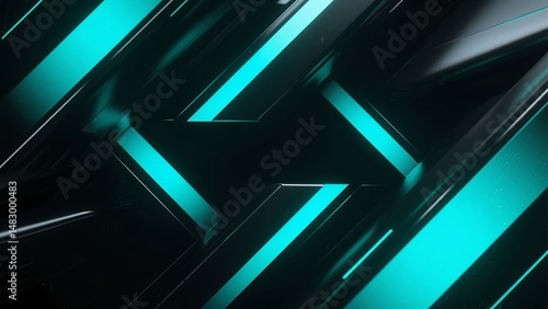 Abstract Light Stripes Background
