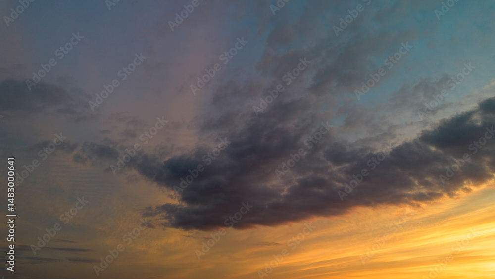 Beautiful clouds at sunset Beautiful clouds at sunset