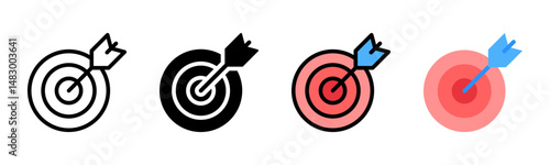 Target icon sheet multiple style collection