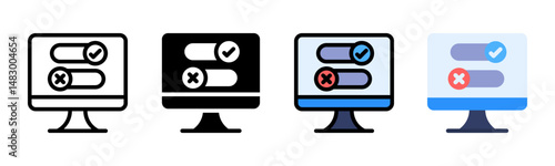 Switch icon sheet multiple style collection