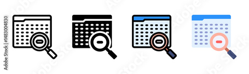 Code icon sheet multiple style collection