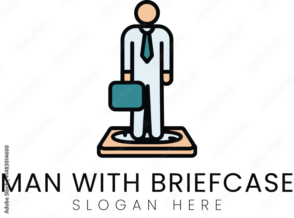 Simple Businessman Icon Design Minimalist Flat Style Vector tie art suit logo Simple Businessman Icon Design Minimalist Flat Style Vector tie art suit logo