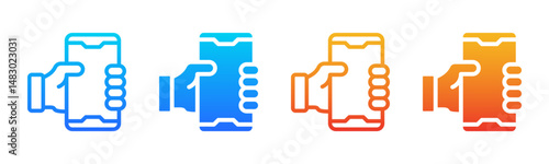 Usability icon sheet multiple style collection