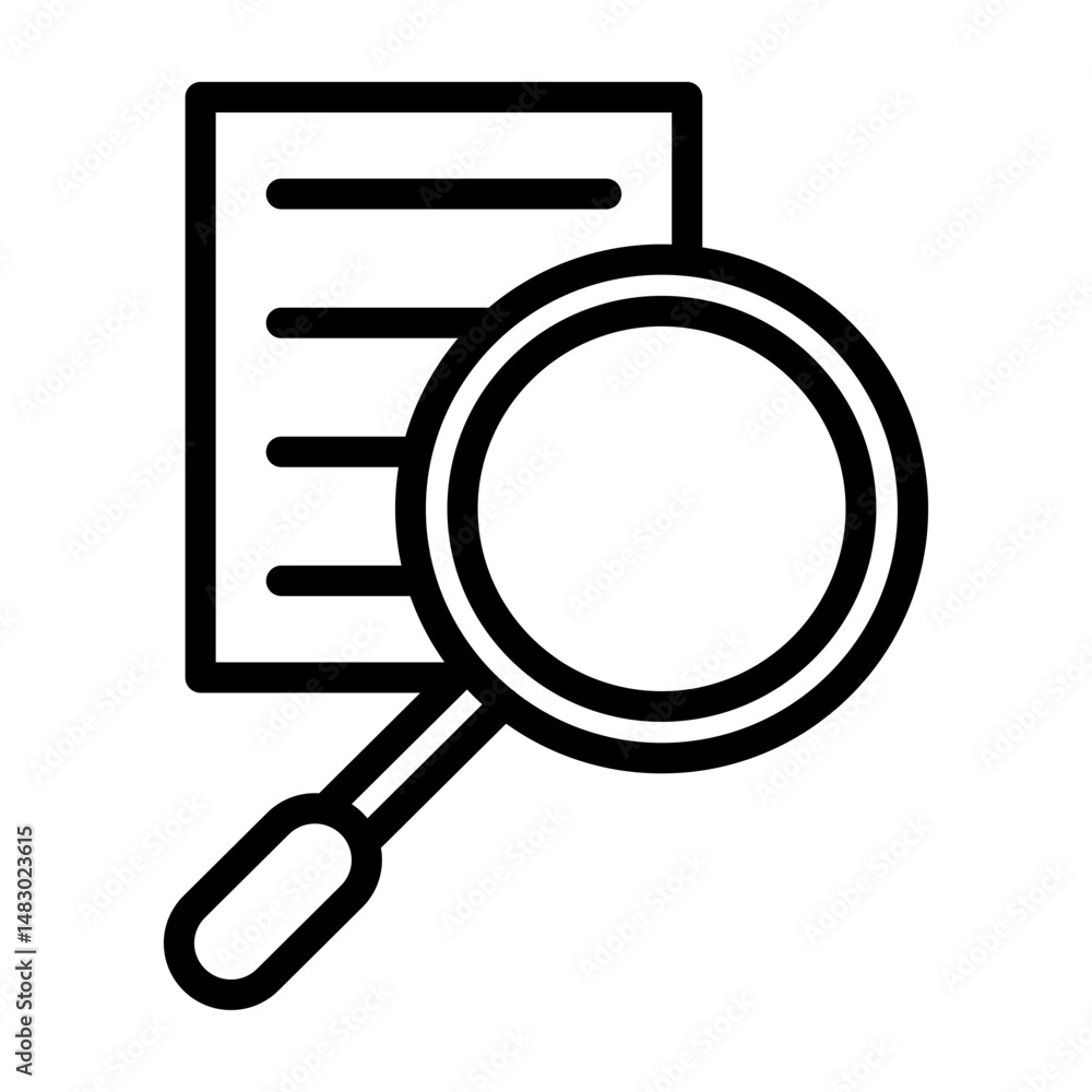 Search Vector Line Icon Design Search Vector Line Icon Design