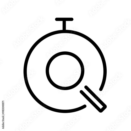 wall clock vector icon