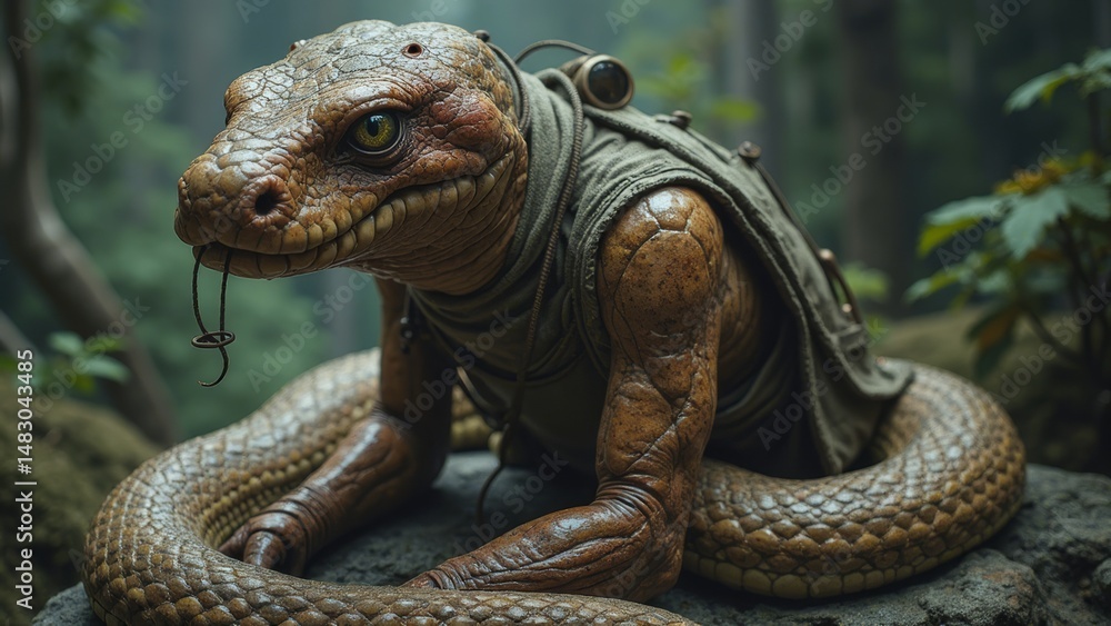 Obraz premium Lizards in the jungle