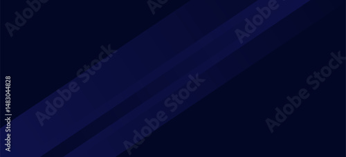 Dark blue background. Modern lines curves abstract presentation background. Luxury paper cut background. Abstract decoration, gold pattern, halftone gradient,
