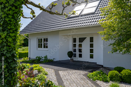 Moderner Hauseingang