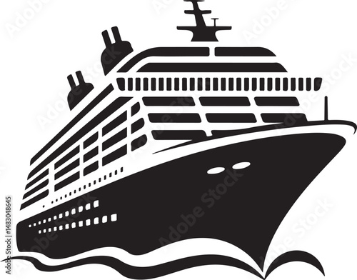 Sailing Ship on Ocean Waves Silhouette

Vintage Pirate Ship Vector Design

Modern Cargo Ship Silhouette Art

Navy Warship at Sea Silhouette Scene

Cruise Ship Under Sunset Vector