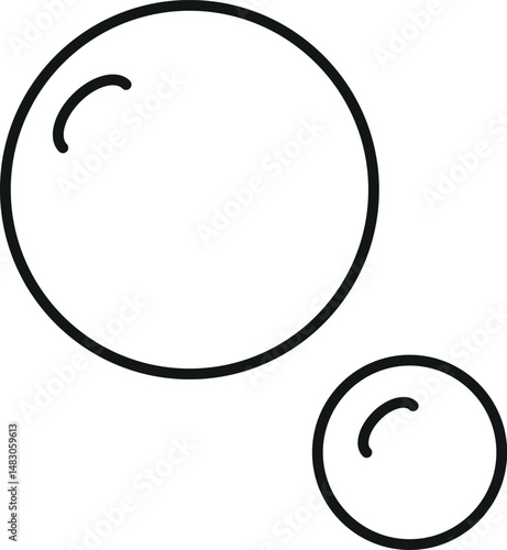 Bubble and Foam Picture for Interface, Posts, Advertisements, Various Cards