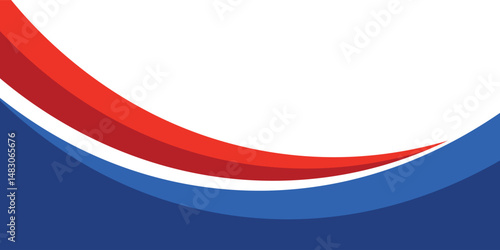 Free Download abstract business banner background with red and blue gradient color. vector - GFXLoad
