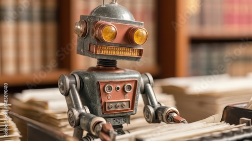Retro Robot Processing Documents Automation and the Future of Legal Work