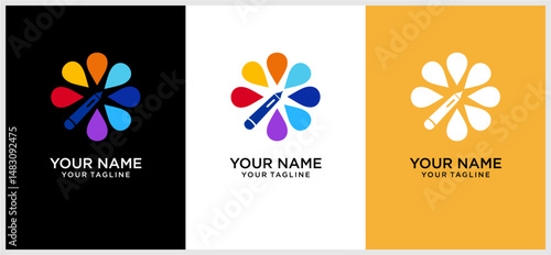 colored pencil logo icon4.eps