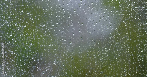 rainy days, rain drops on the window