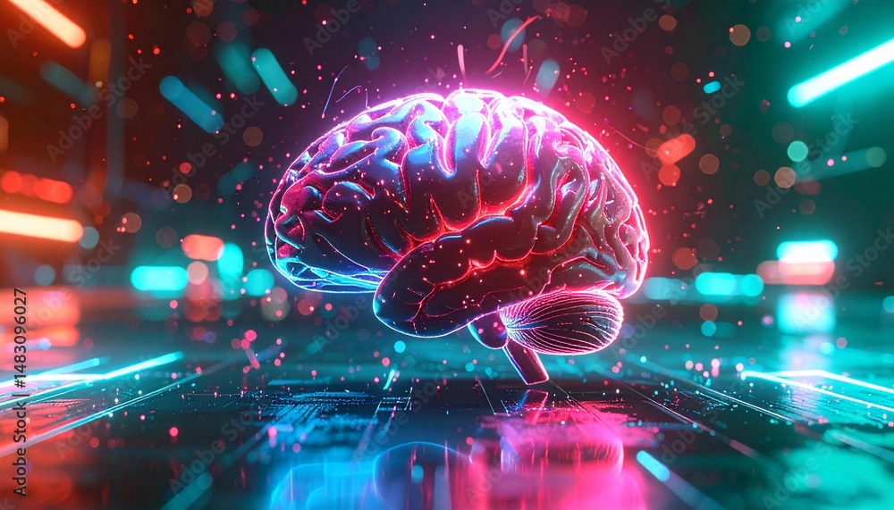 custom made wallpaper toronto digitalVivid neon lights create a surreal atmosphere.  