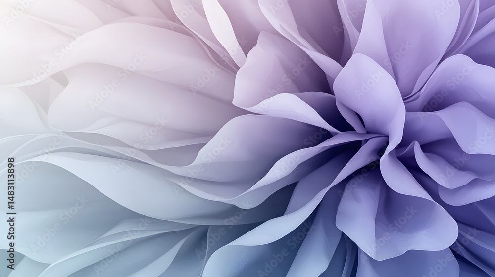 Soft Purple Flower Petals with Gentle Gradient Background for Elegant Design Projects Soft Purple Flower Petals with Gentle Gradient Background for Elegant Design Projects