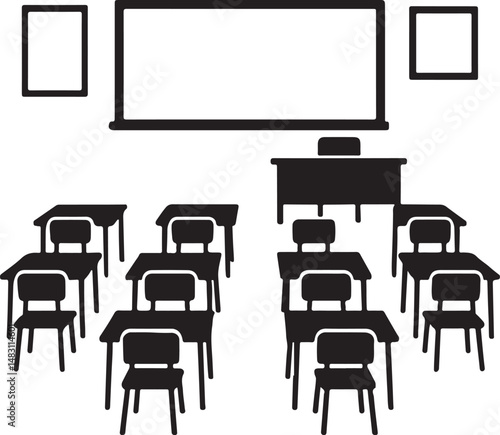 conference room with chairs and table.